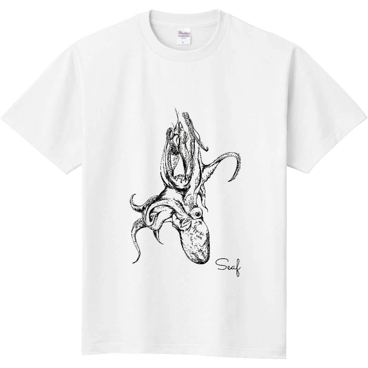 タコ釣りtシャツ キッズ Seaflower