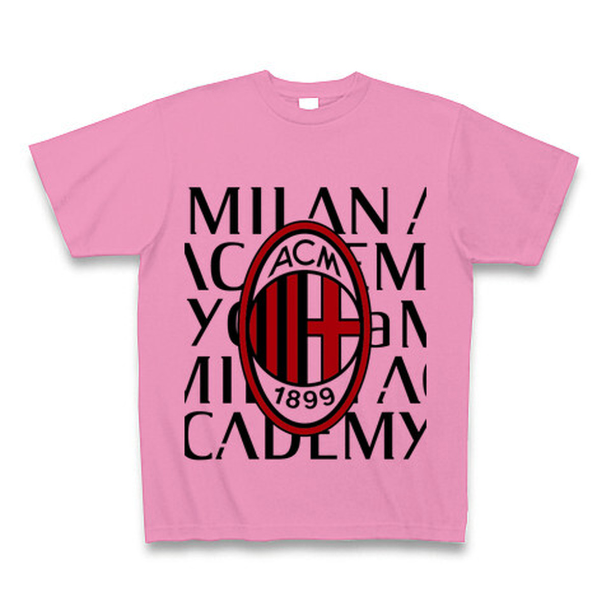 限定 Acミランアカデミーオリジナルtシャツ カラー ピンク Milan Academy Style