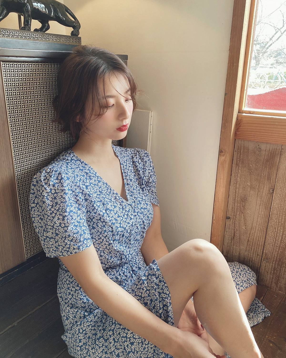 Woman Flower Long One Piece Pui