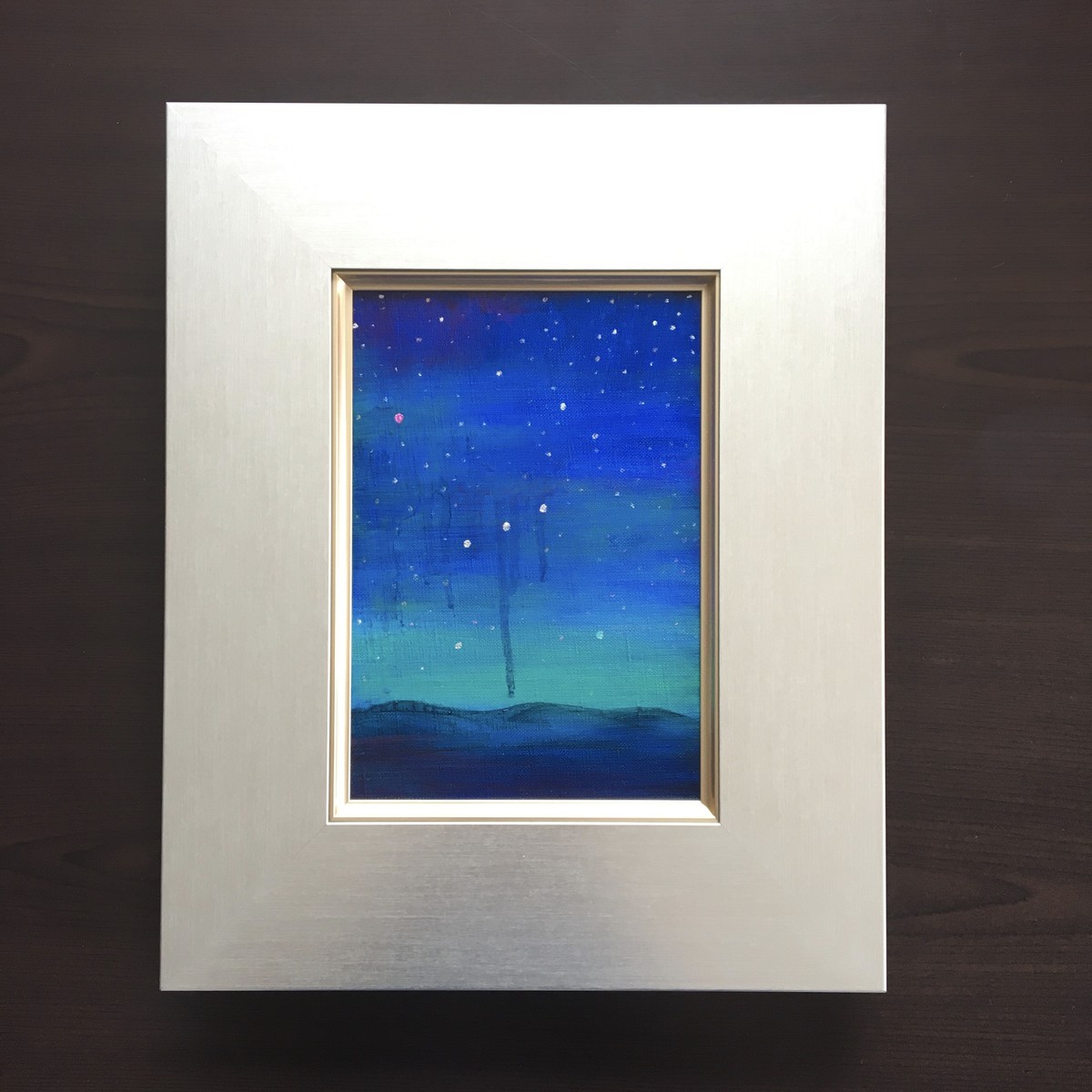 双子の油絵「つづみ星」 | 絵画で人生を豊かに〜うつつとゆめとの