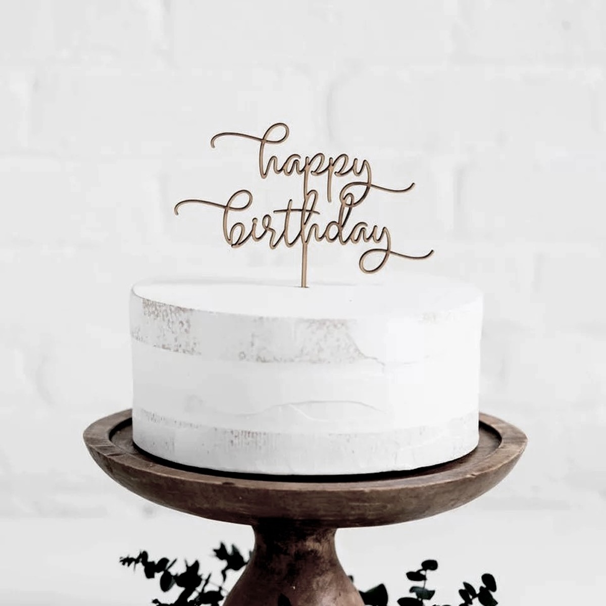 Cake Topper Happy Birthday ケーキトッパー Baumcoucou