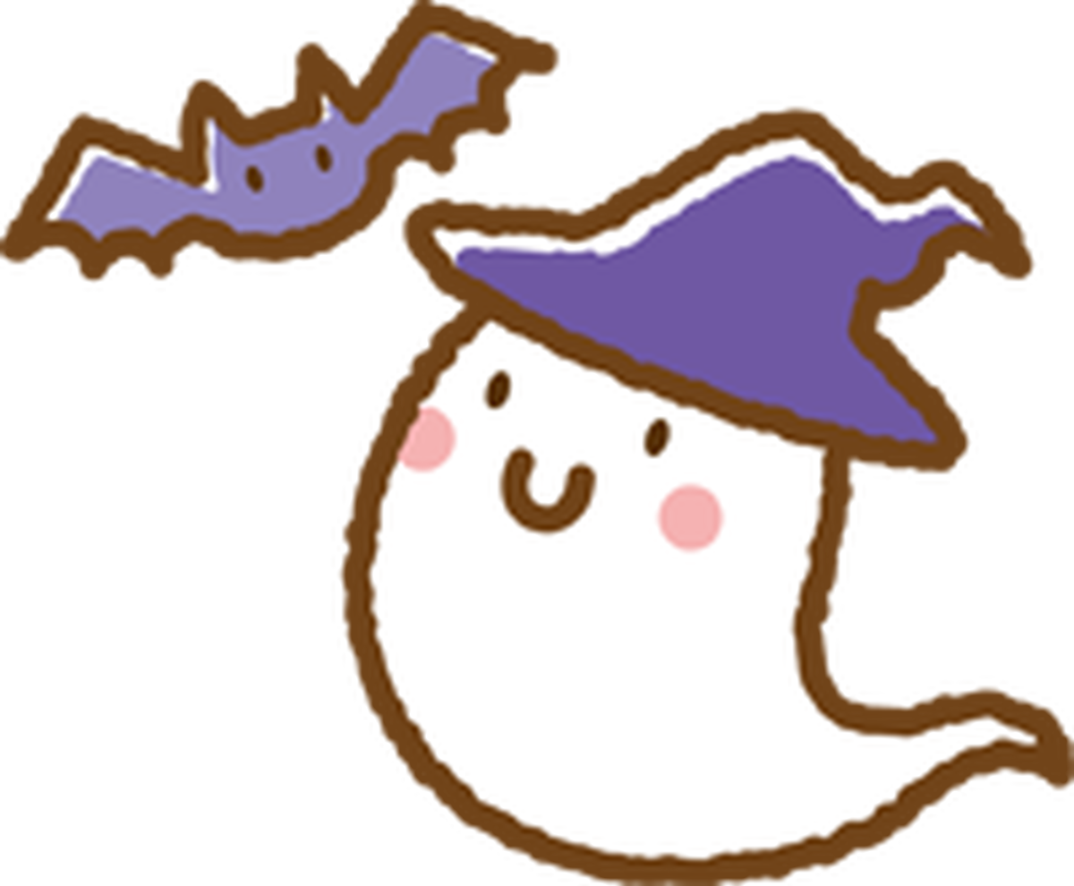 無料 ハロウィンおばけ K049 Png イラストショップくま 商用利用okのかわいいイラストのフリー素材がたくさん