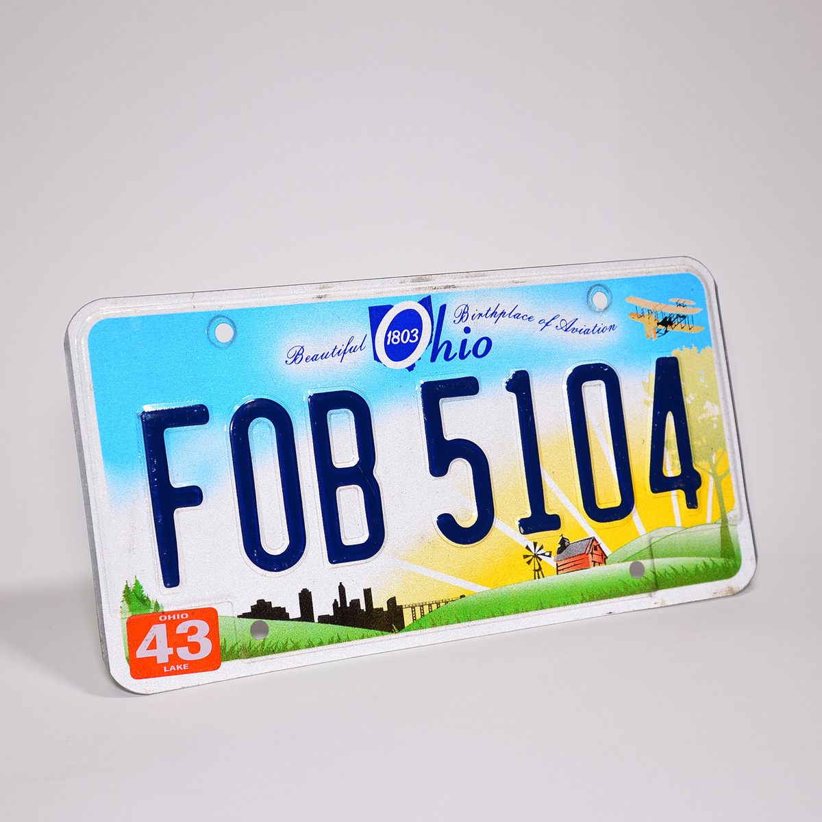 Numberplate Ohio America アメリカ オハイオ州 ナンバープレート Advenaavis