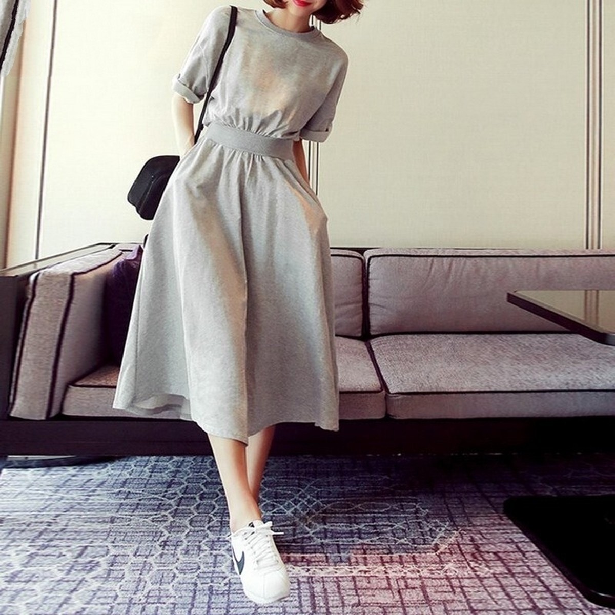 おしゃれ ワンピ新型レトロハイウエスト シニアファッション Www Proviaggiarchitettura Com