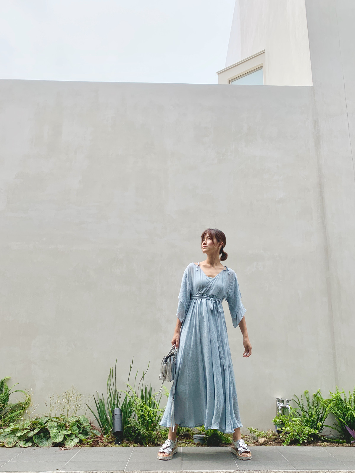 好評 新品タグ有り アイスブルーワンピ 売り切れ必至 Mototour Nl