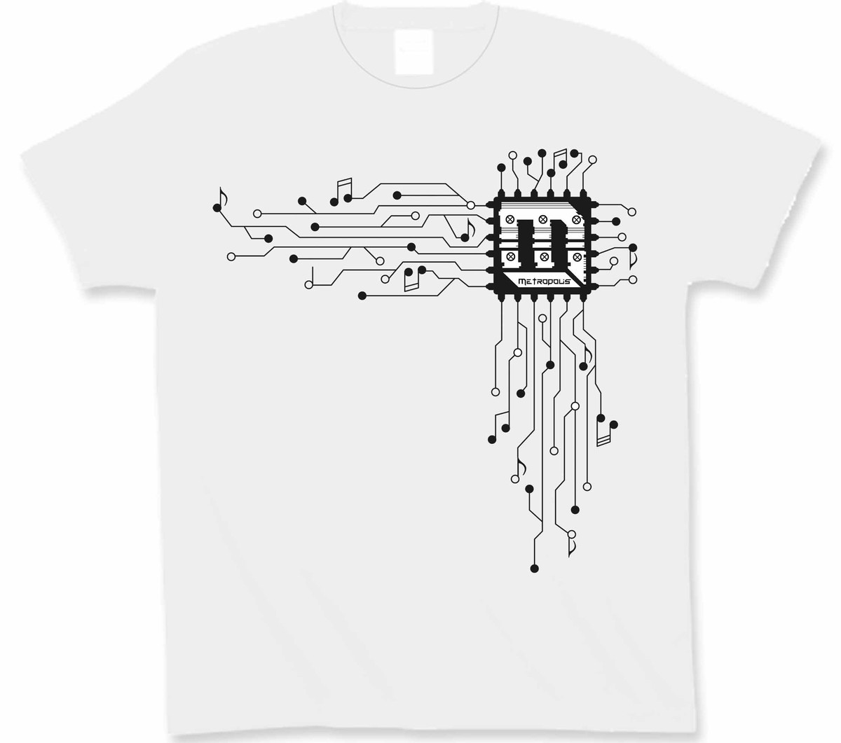メトロポリス Tシャツ ホワイト サイン Metropolis