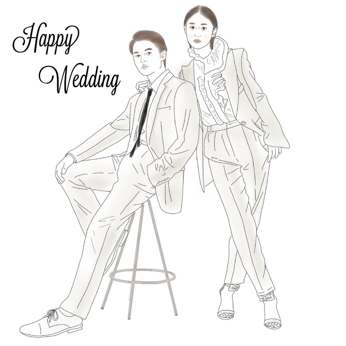 爆安プライス 似顔絵 イラストオーダー受付中 還元祭 Ins Com Mk