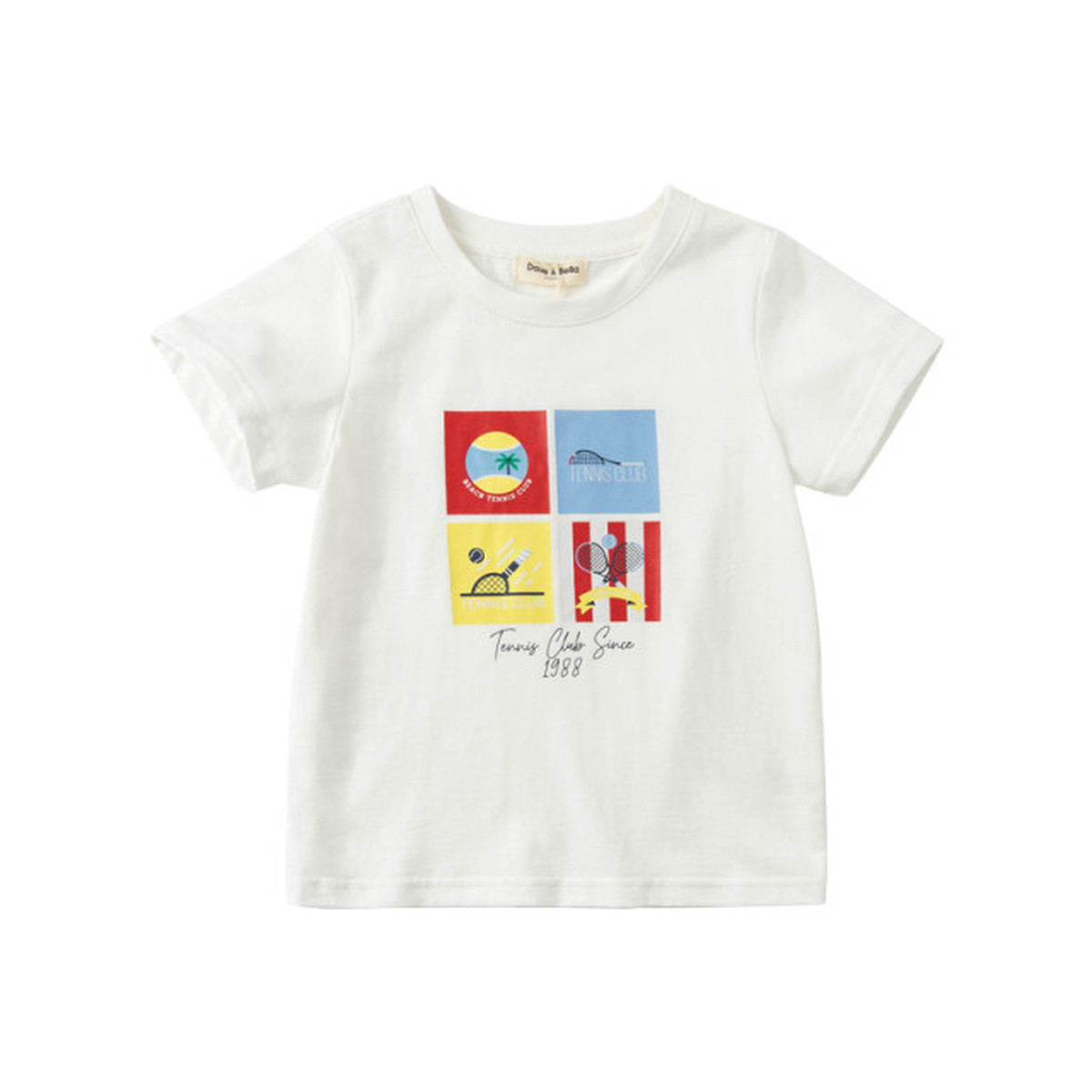 Dave Bella Kids テニスイラストデザインtシャツ Dks Mini Closet