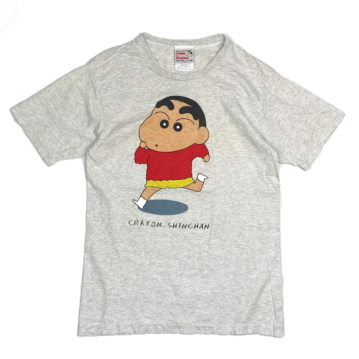 90 S Crayon Shin Chan Printed T Shirt クレヨンしんちゃん Tシャツ キャラクター 古着 漫画 アニメ 古着 Whiteheadeagle