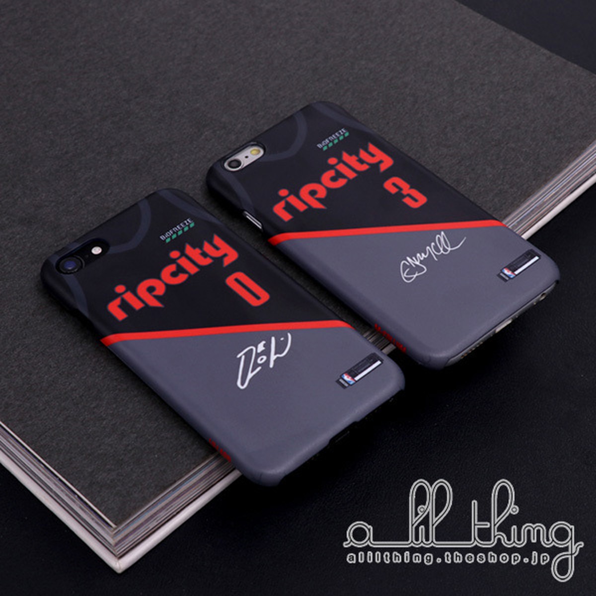 Nba ポートランド トレイルブレイザーズ 18 19シーズン Rip City シティーエディション ジャージ デイミアンリラード Cjマッカラム サイン入り Iphonexr Iphone8 ケース Alilthing