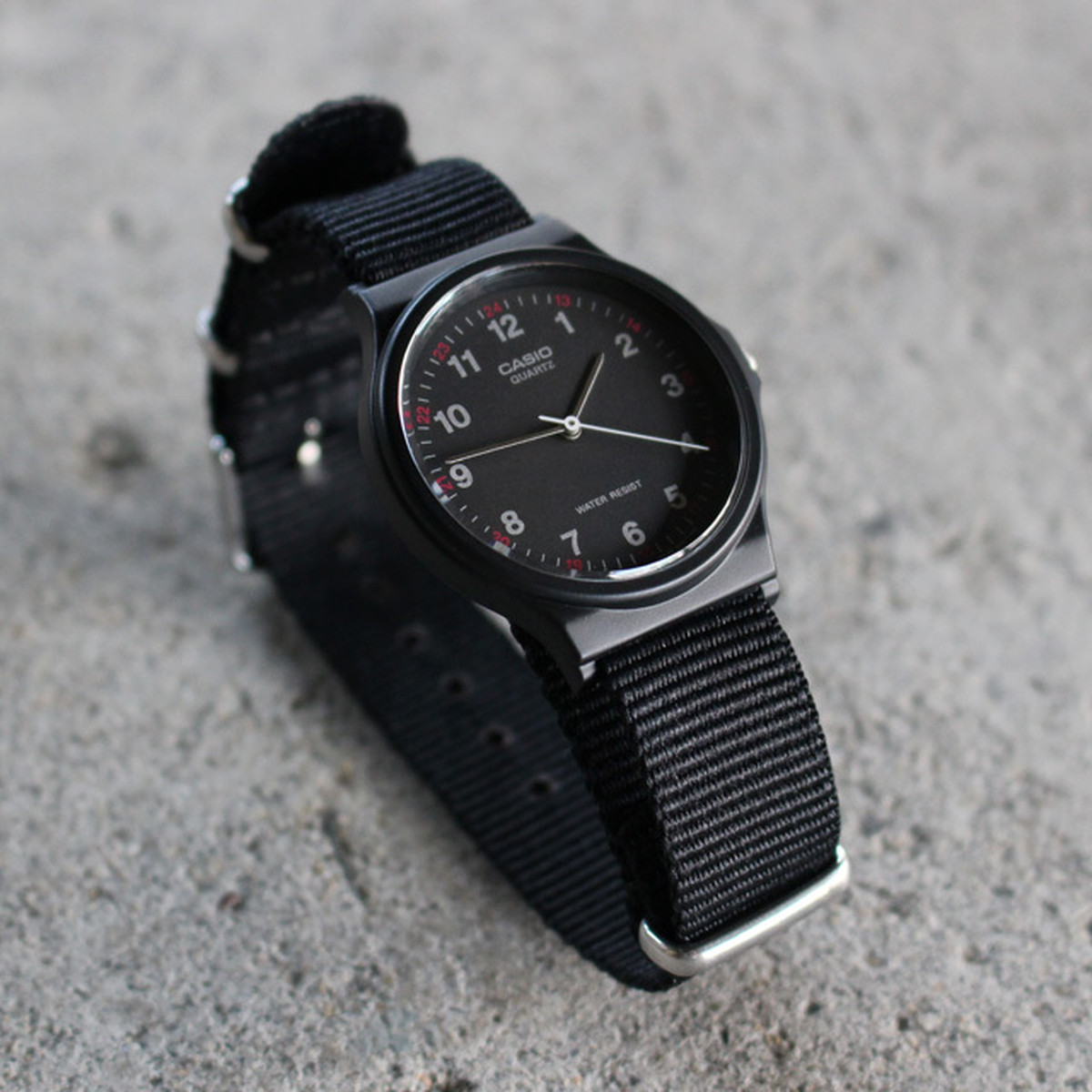 Casio Basic Watch 02 Nato Type Strap Has A Scalehasascale Com