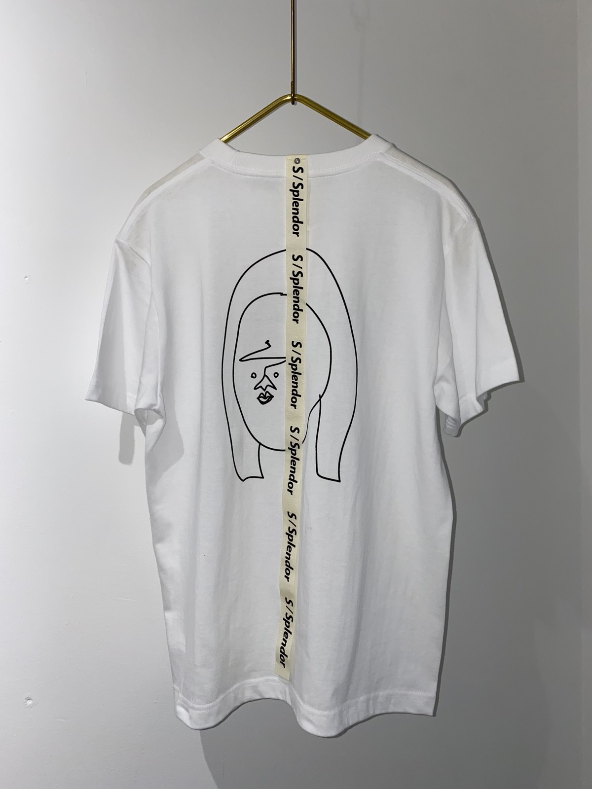 S Splendor立ち上げ記念tシャツ 6 Goriko White S Splendor