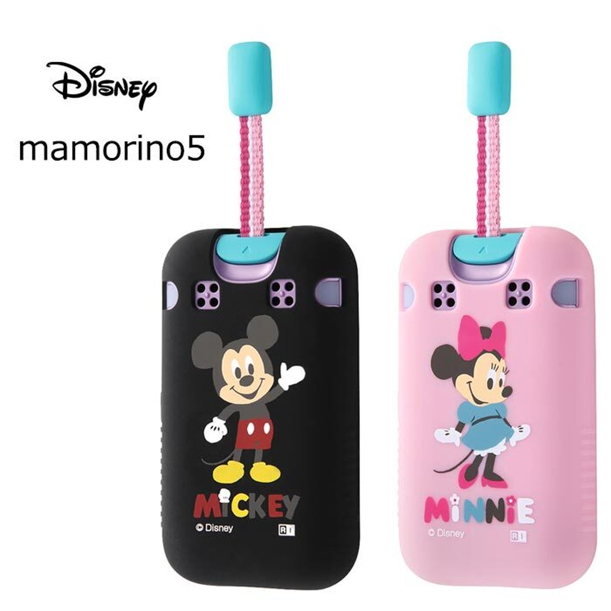 Mamorino5 Auキッズ携帯 ディズニー シリコン ケース Stars