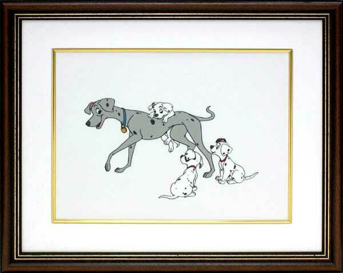 人気商品は 絵画101匹ワンちゃんセル画 絵画 タペストリ Guiacieneguilla Com