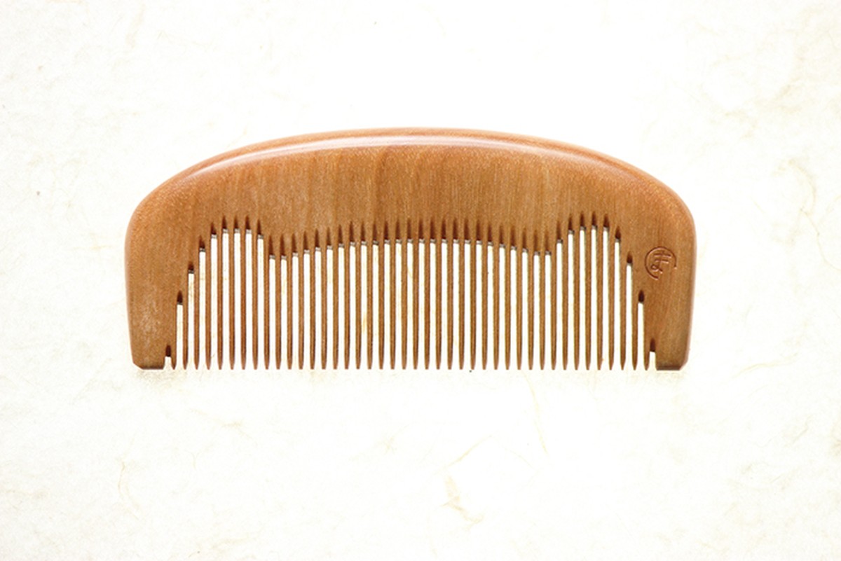 伝統工芸 木曽路 みねばり櫛 お六櫛 （つげ櫛） ヘアブラシ・コーム 