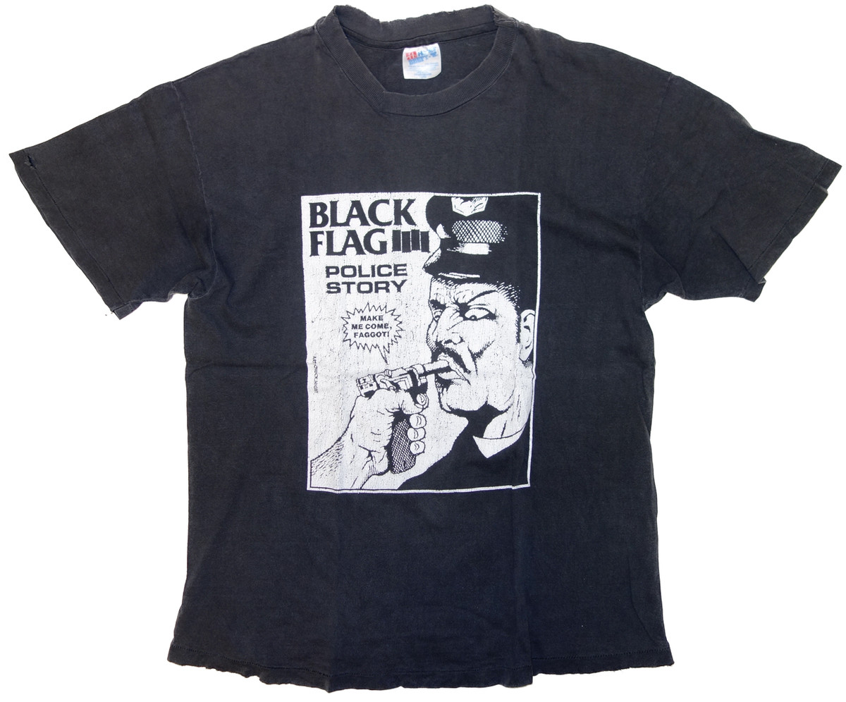 【L】 80~90s BLACK FLAG T-SHIRT
