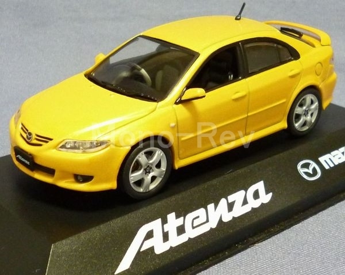 マツダ配布品 京商1 43 マツダ アテンザ スポーツ Gg系 黄メタ 絶版ミニカーショップ モノ レブ Base店