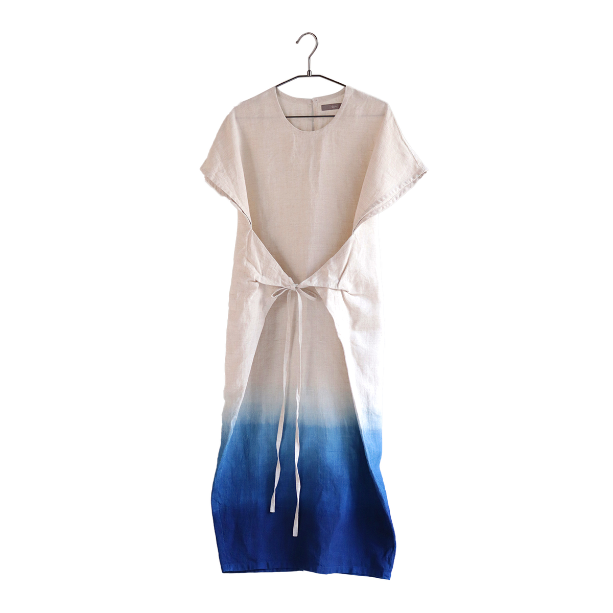 琉球藍染 フロントタイワンピース グラデーション Suplus