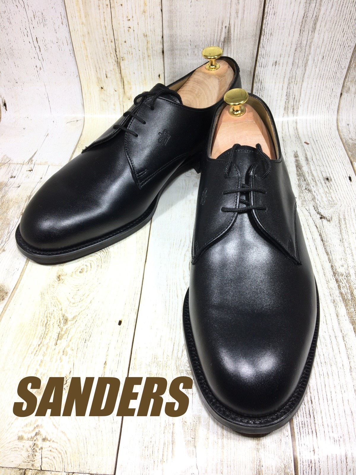 未使用 SANDERS サンダース プレーン UK9H 28cm | 中古靴・革靴・ブーツ通販専門店 DafsMart ダフスマート