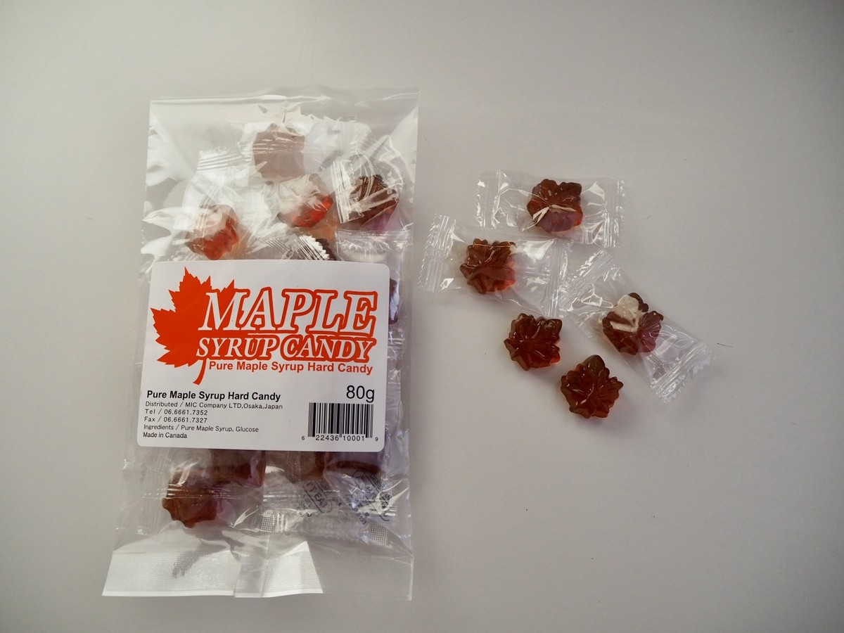 メイプルキャンディ 80g 14粒 ミックインポート 通販 カナダ発メイプルシロップ専門店