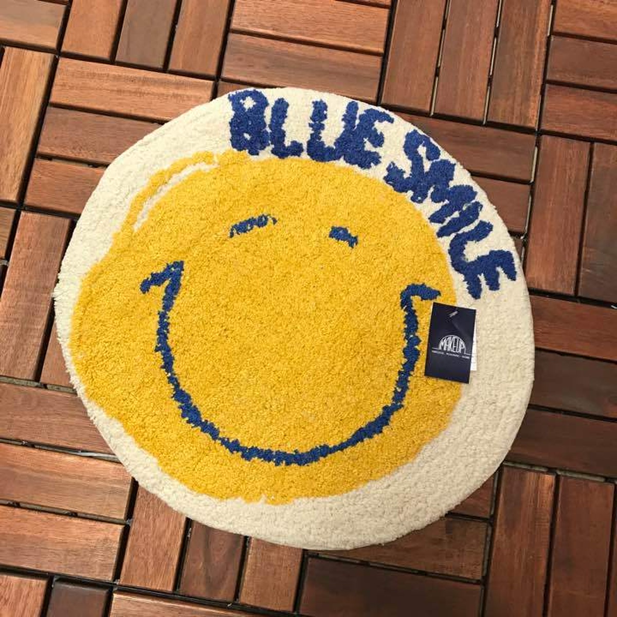 Bluesmile ラウンドマット ホワイト 75 S ナゴーズ 次回発送3月31日