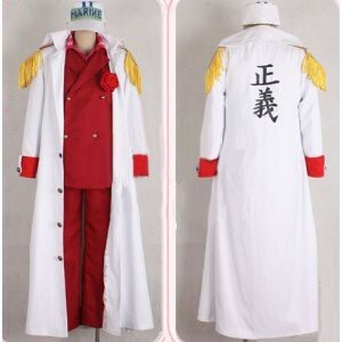 K1242 One Piece ワンピース 海軍三大将 赤犬 風 コスプレ衣装 Cosplay コスチューム ハロウィン イベント ルガーノショップ