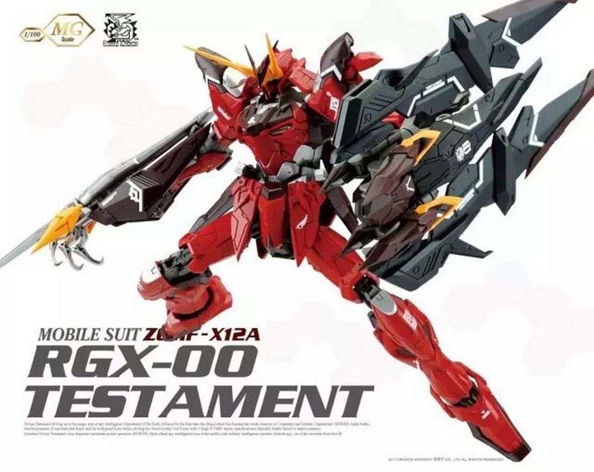 レア 廃盤 Doragon Momoco Mg 1 100 Rgx 00 テスタメントガンダム ガンプライク