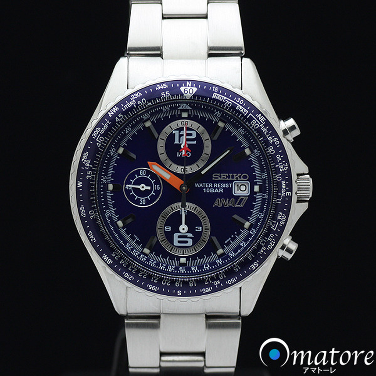 高品質 新品seikoクロノグラフ Anaハッピーフライト 腕時計 アナログ Martin Zahn De