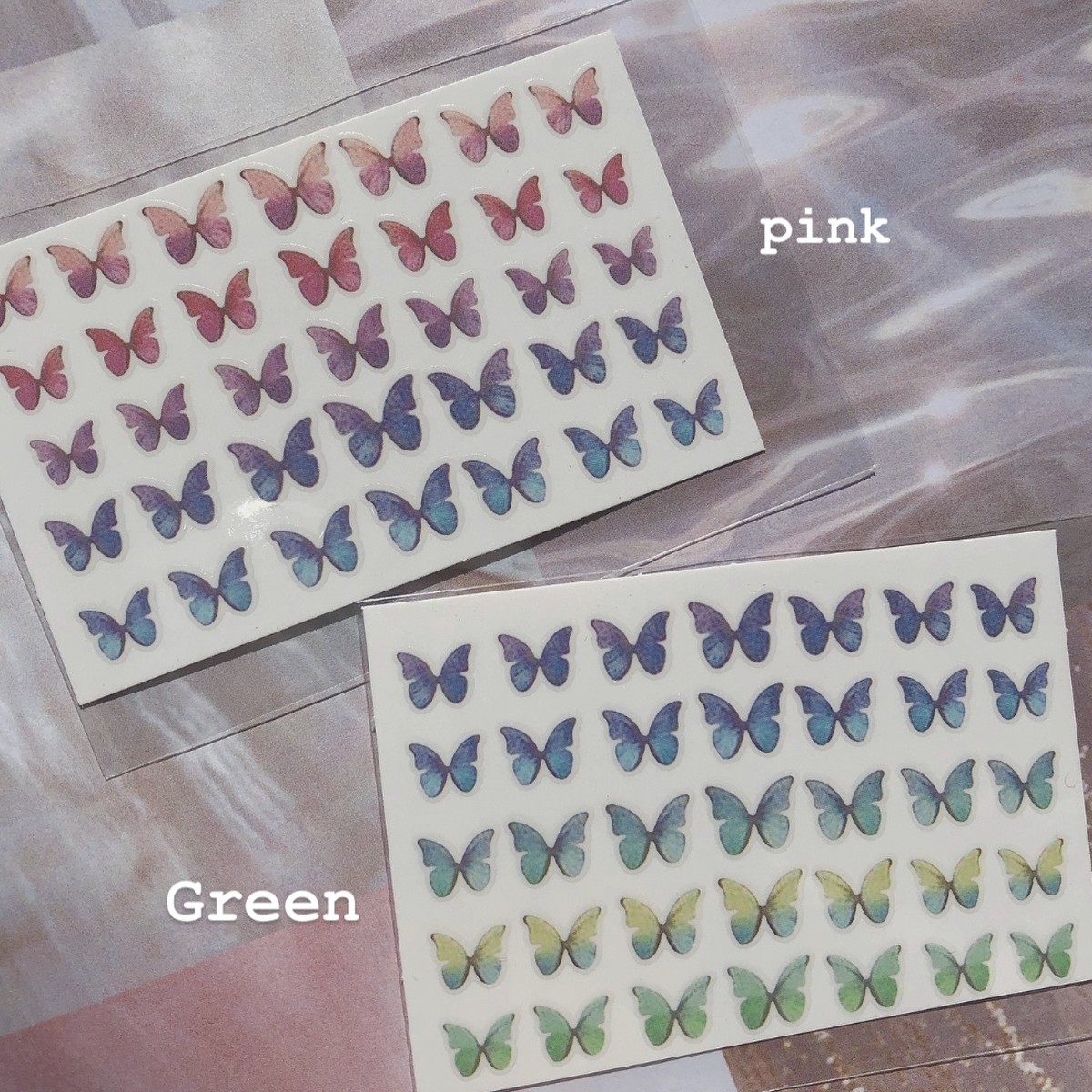 蝶々シール ネイル パーツ S5 ネイルパーツ販売 Chimu Nails