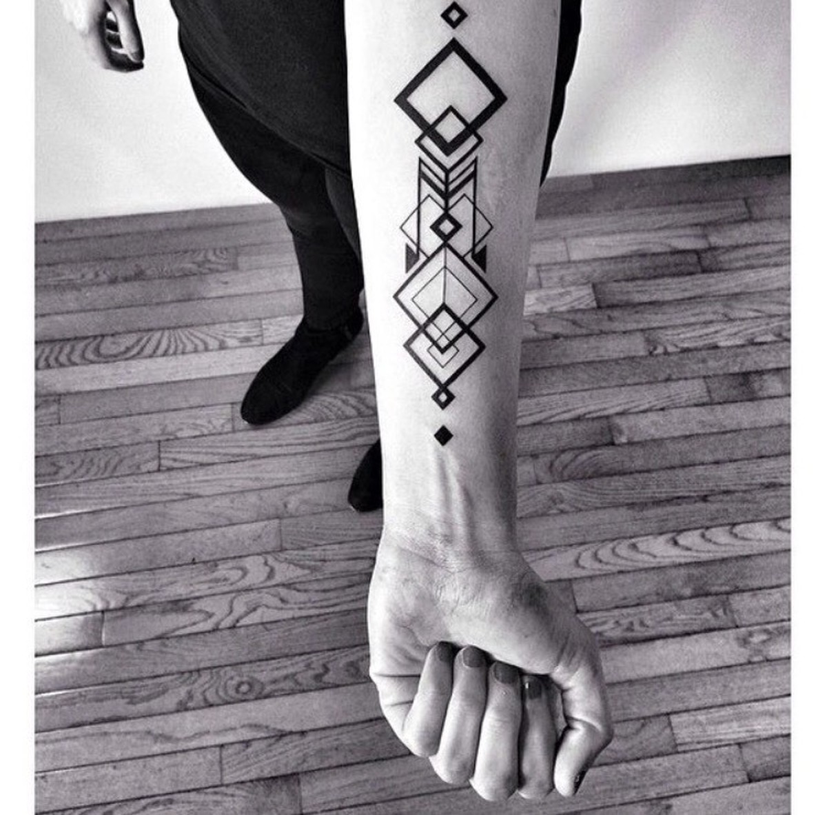 Ta Ot24 幾何学模様タトゥーシール 親不孝