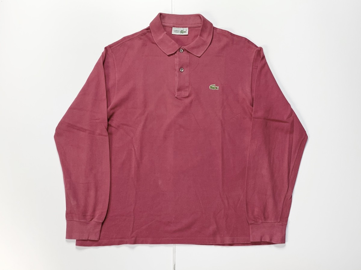 70s 80s CHEMISE LACOSTE フレンチラコステ フランス製 長袖 ...