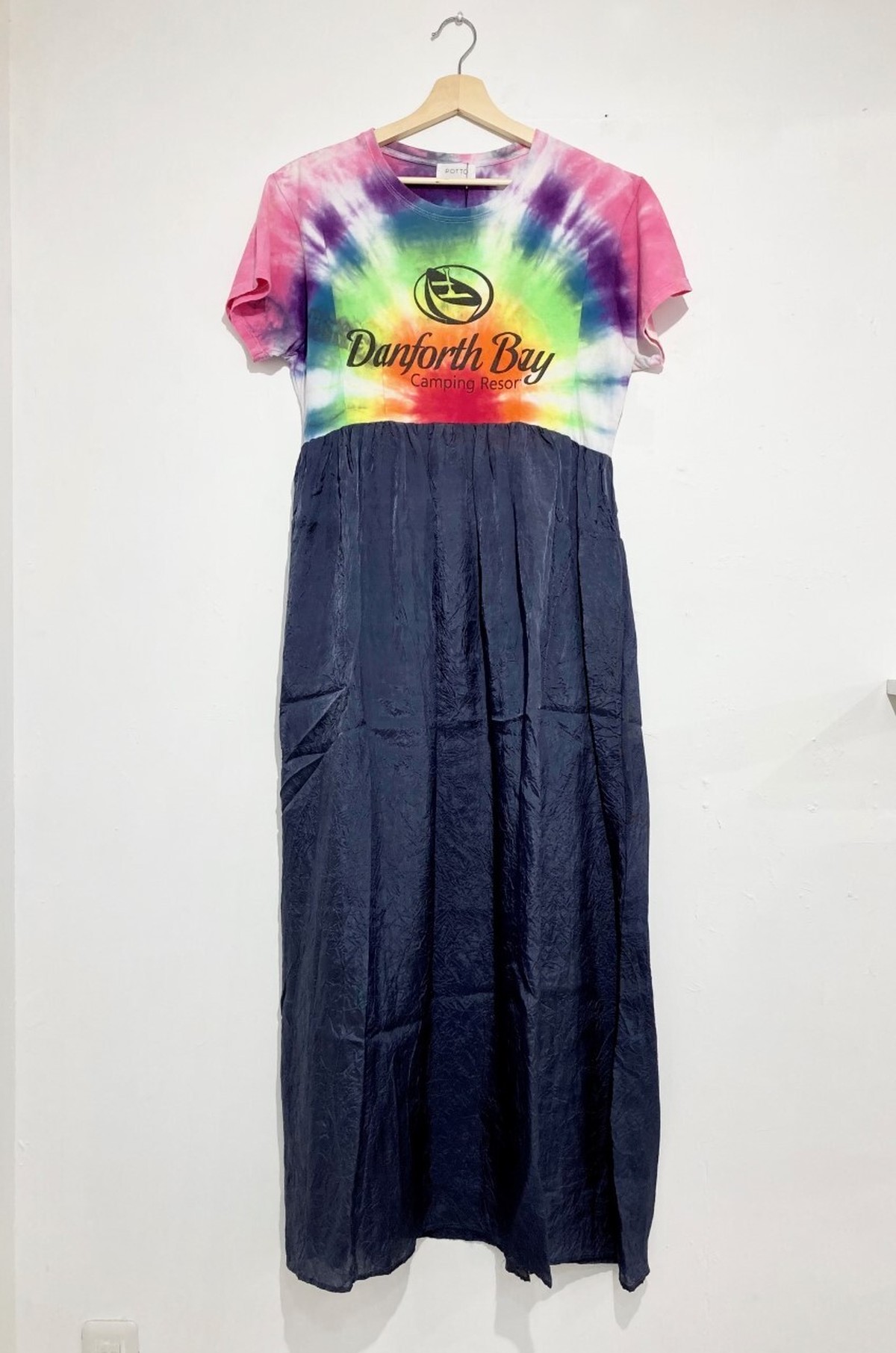 Potto リメイク Tシャツワンピース New Pure Plus Potto リメイク Tシャツワンピース New Pure Plus