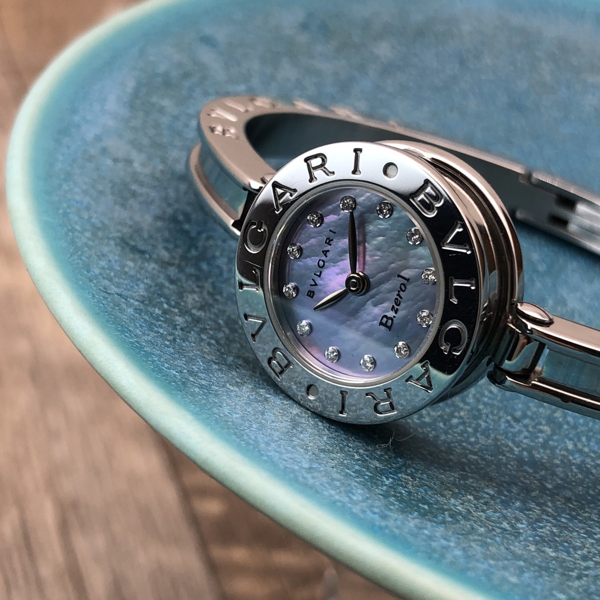 ブルガリ ビーゼロワン ダイヤモンド シェル文字盤 レディース 腕時計 | Masaco Vintage （マサコ ヴィンテージ ）腕時計や