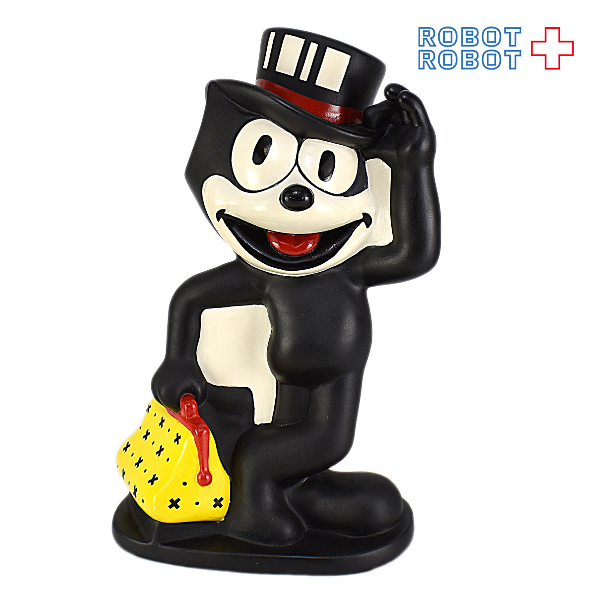 フィリックス キャット トップハット プラスチック貯金箱 Robotrobot