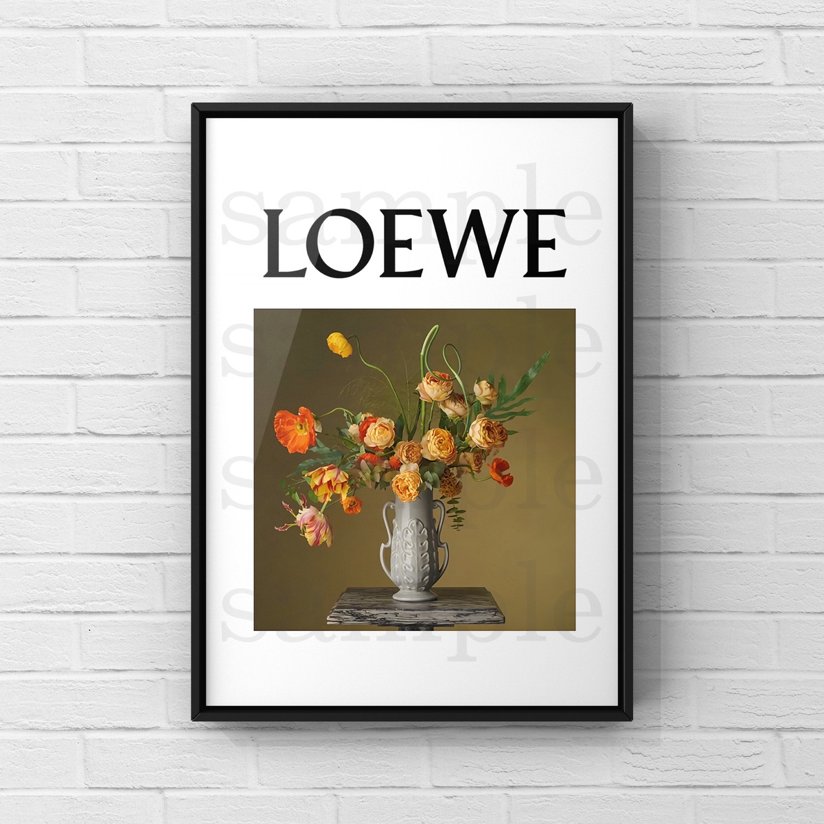 6 Loewe フラワー アートポスター Sena S Artgallery オマージュ アートポスター