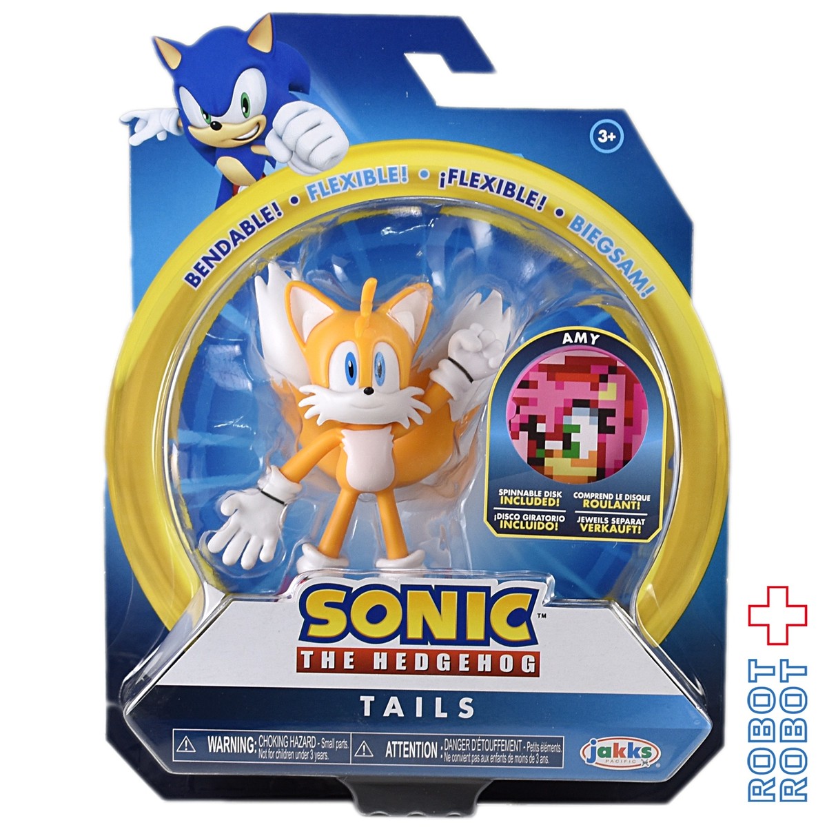 ソニック ザ ヘッジホッグ 4インチ アクションフィギュア テイルス Robotrobot