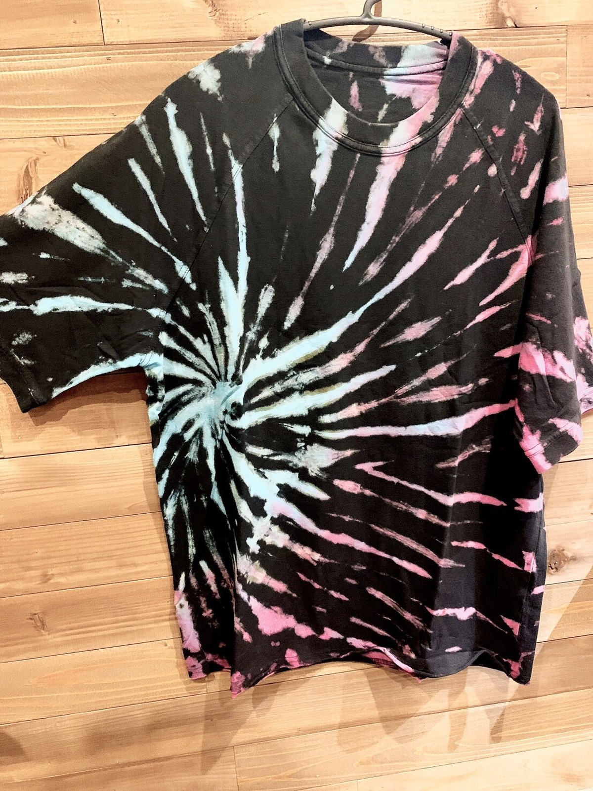 ラウンドネックtシャツ ブリーチ加工tシャツ ダイダイ染めtシャツ Boon Company 人気 トレンドファッション メンズファッション