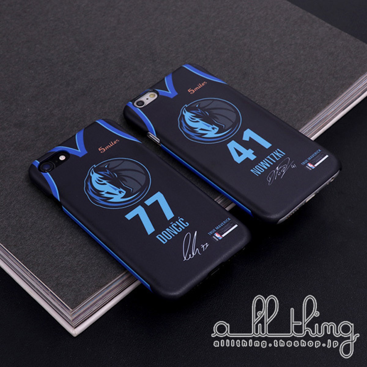 Nba ダラス マーベリックス 18 19シーズン シティーエディション ジャージ ルカドンチッチ ダークノビツキー サイン入り Iphonexs Iphone8 ケース Alilthing