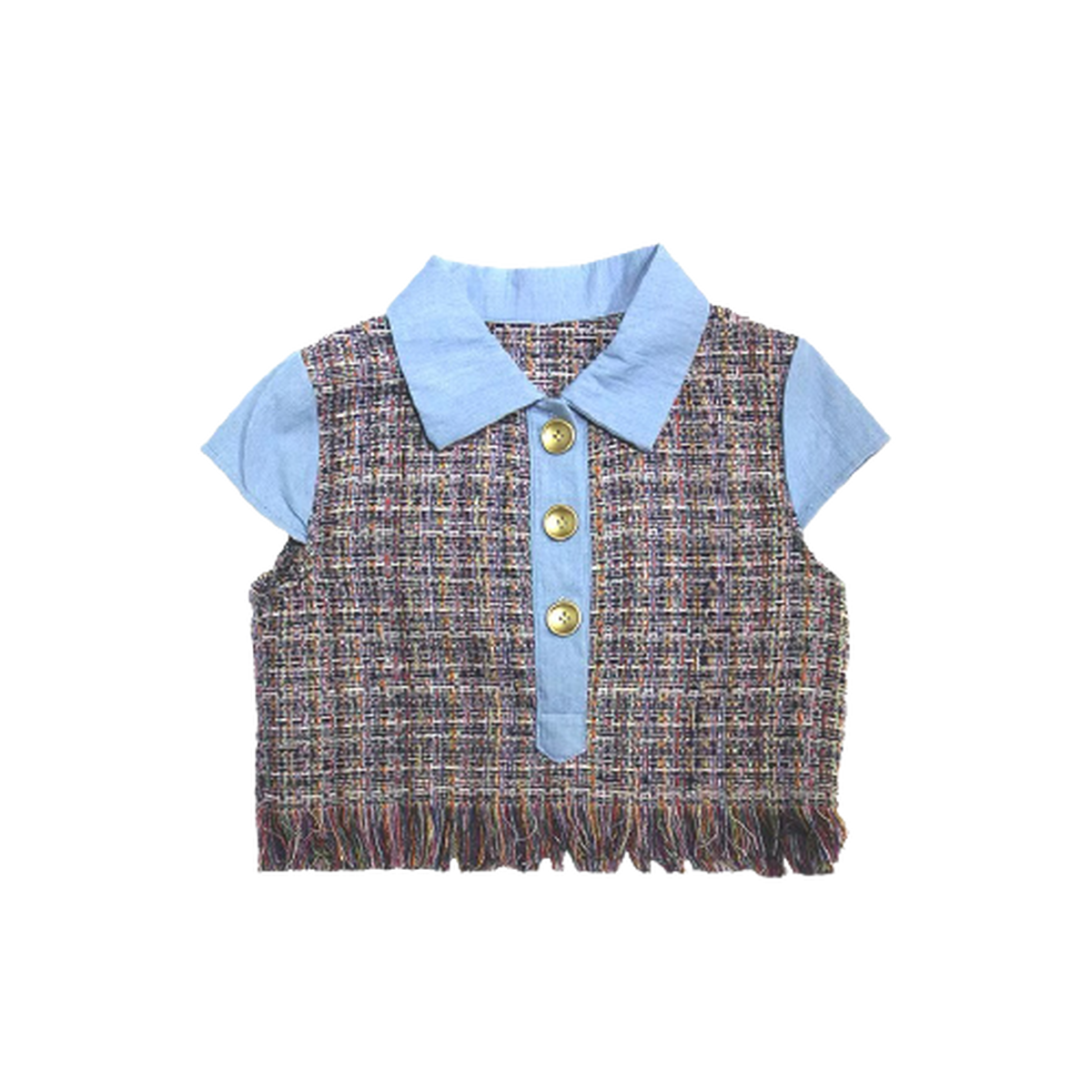 Fringe Design Shirt Sy0050 Le Doudou ル ドゥドゥ