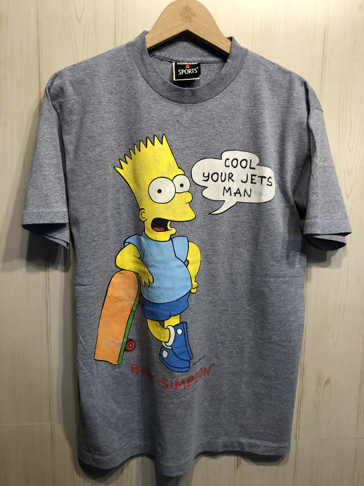 The Simpsons シンプソンズ Tシャツ グレー 情熱古着店