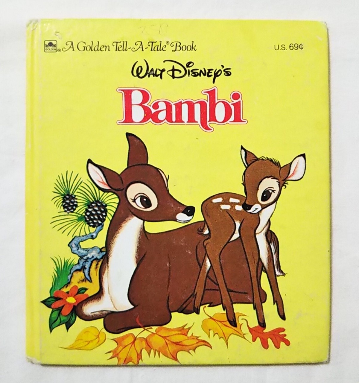 Bambi バンビ 洋書絵本 ミニ絵本 1972年 ゴールデン ディズニー ヴィンテージ Linus Blanket