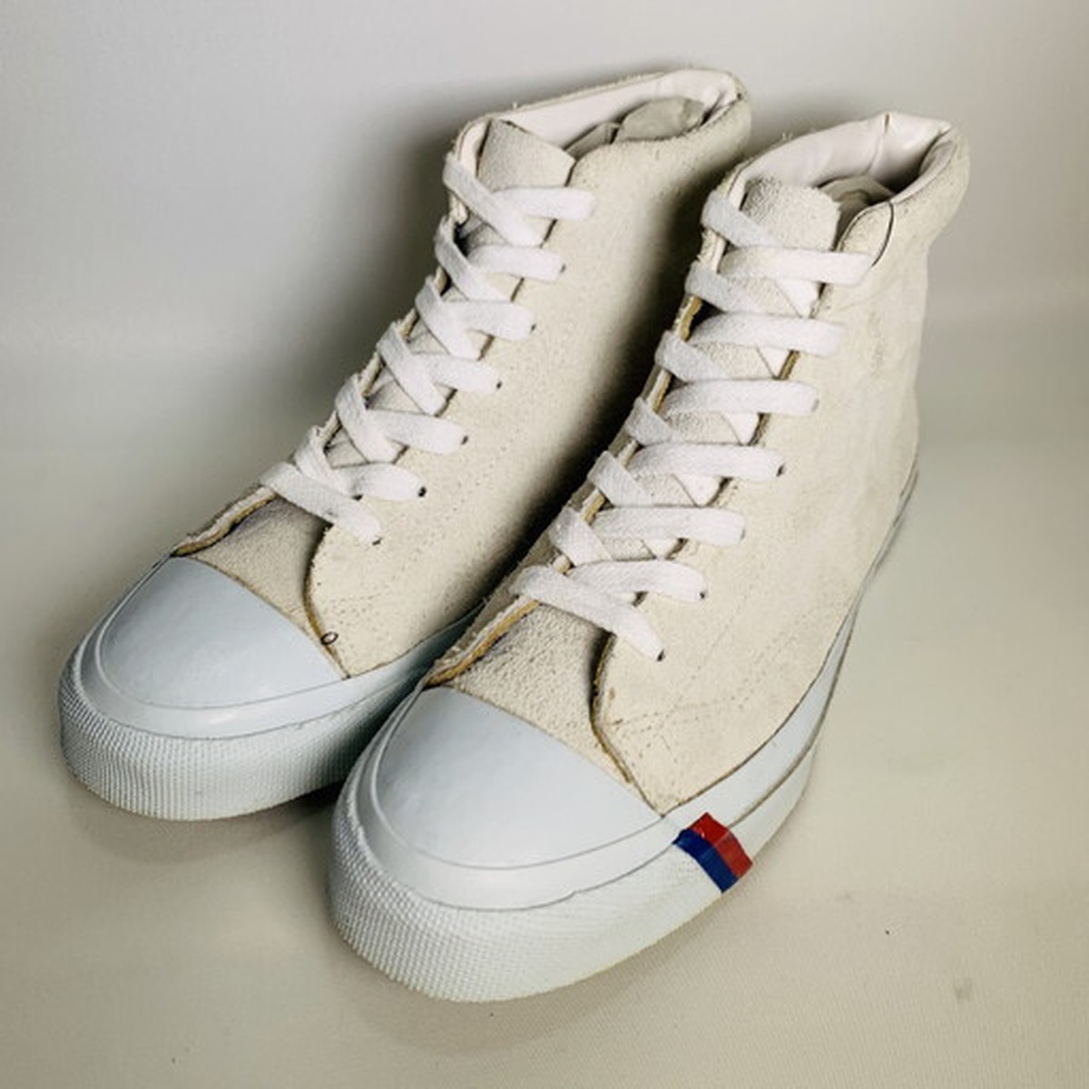 80 S 90 S Pro Keds プロケッズ Royal Hi Cut Suede ロイヤルハイ カットスエード オフホワイト 美品 コロンビア製 ラストコロンビア Us8 5 26 5cm 希少 ヴィンテージ Ba 852 Rm1221h Agito Vintage