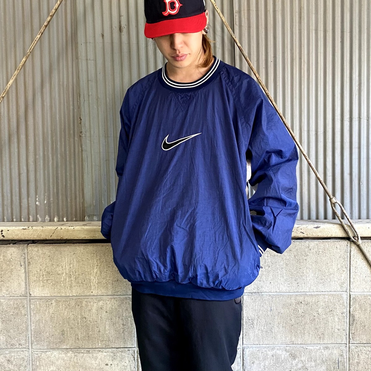 ナイキ NIKE ナイロンジャケット プルオーバー ビッグシルエット 3XL