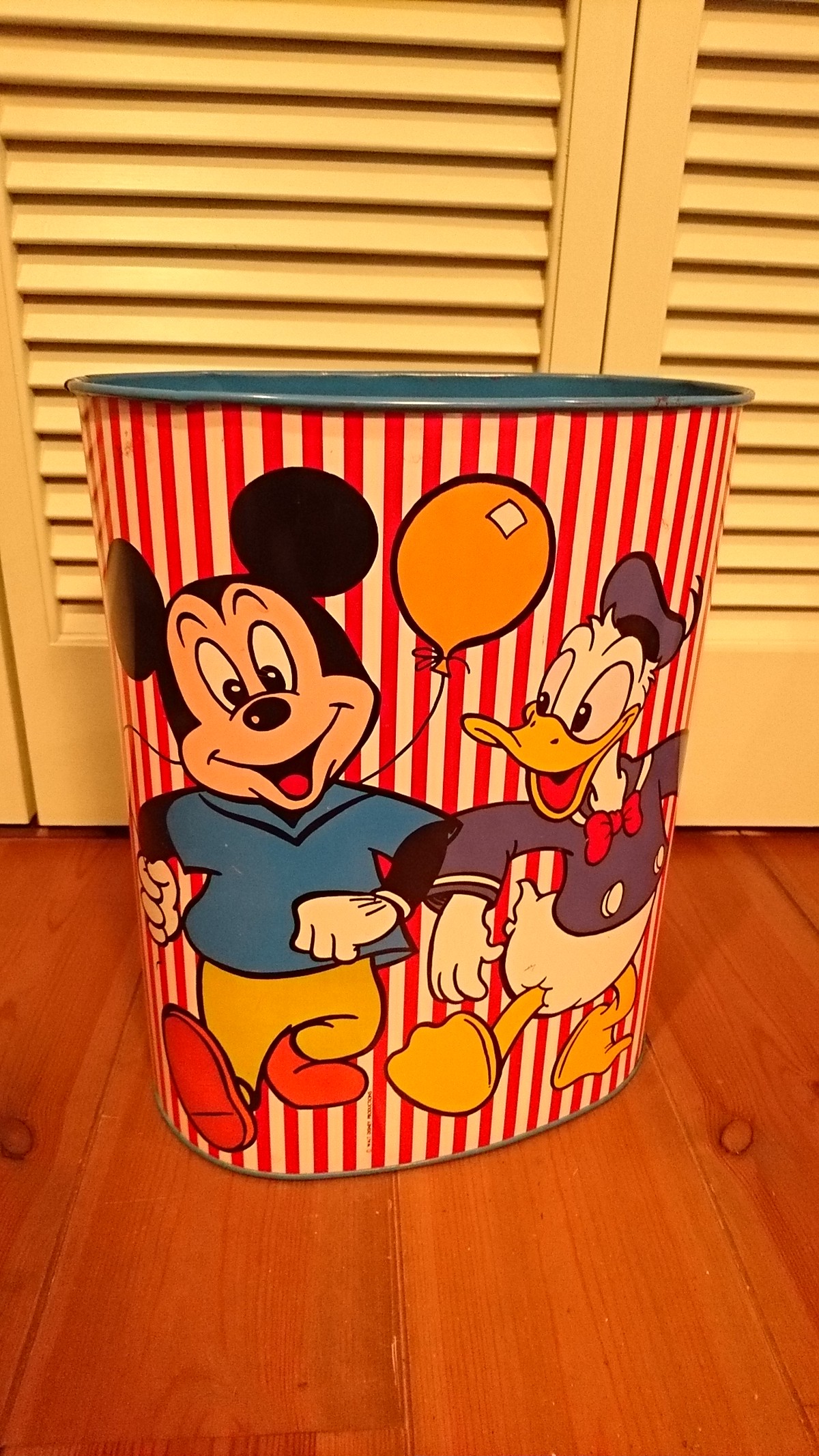 70s ディズニー ミッキー グーフィー ドナルド ゴミ箱 Beach Side Vintage 70s ディズニー ミッキー グーフィー ドナルド ゴミ箱 Beach Side Vintage