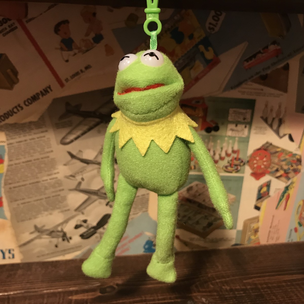 カーミット プラッシュ キーホルダー Kermit Plush Key Holder Toys A