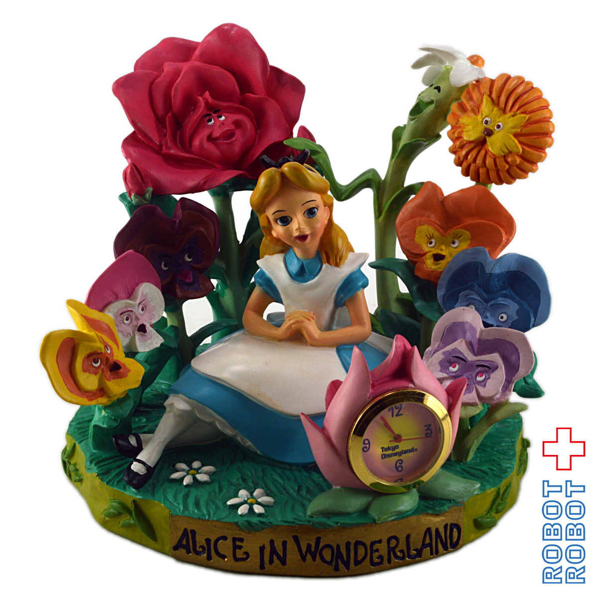 ディズニー アリス 置き時計 Robotrobot