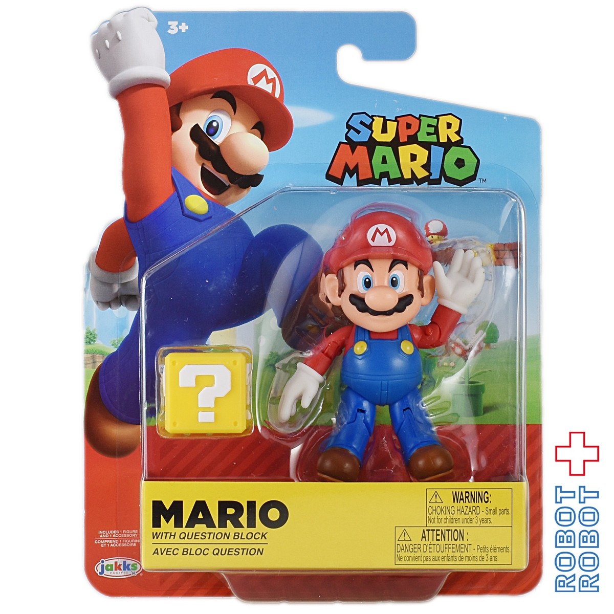 ワールドオブニンテンドー スーパーマリオ マリオ 4インチ アクションフィギュア Robotrobot