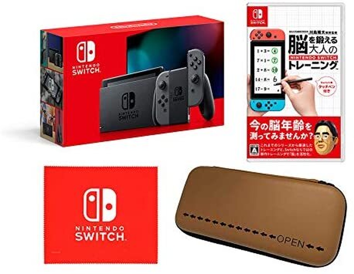 新品 送料無料 Nintendo Switch 本体 グレー 長時間バッテリーモデル セット Premier Shop Hope フィギュア ホビー専門店