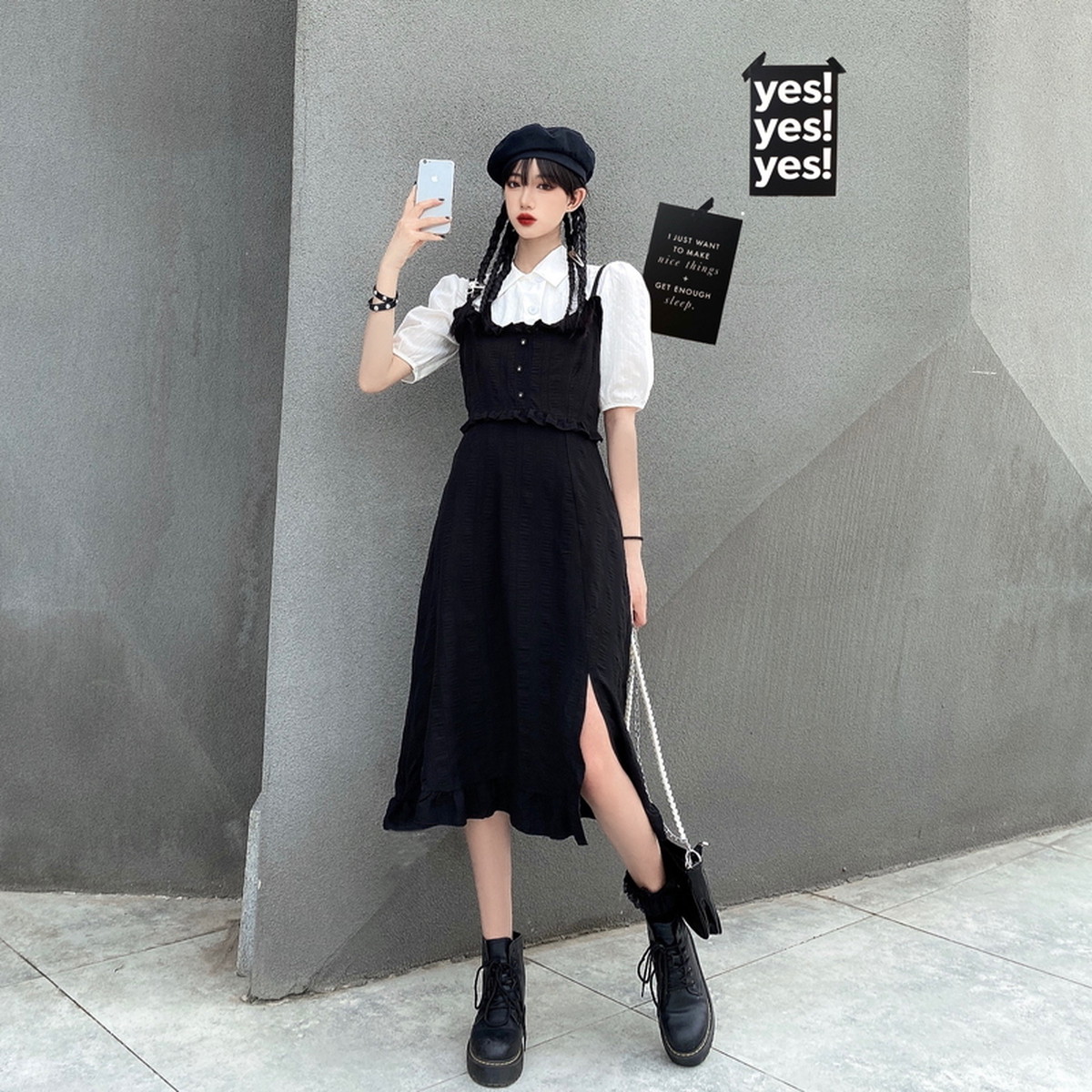 高速配送 ゴスロリ ブラウス サスペンダースカート ツーピース ハート バックル 病み可愛い オルチャン 原宿系 10代 代 人気ショップが最安値挑戦 Carlavista Com