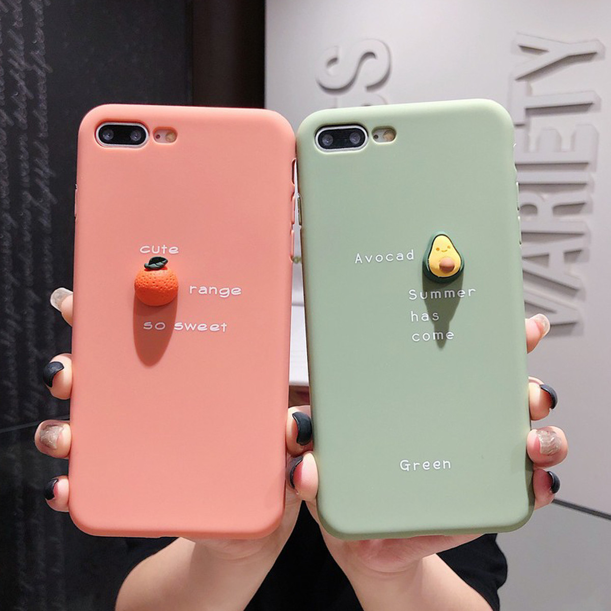 2色 Iphone シリコン スマホケース アボカド オレンジ おしゃれ かわいい 人気 注目 Q Toworld キュートワールド 子供服 メール便は何点でも送料の合計は280円